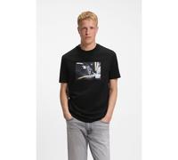BOSS Camiseta regular fit en punto de algodón ligero - StyleTe_Motors, 50566627 Negro XXL