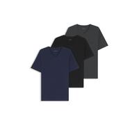 BOSS Camiseta regular fit - StyleTShirtVN 3P Classic, 50475285 Negro / Gris / Azul XS