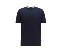 BOSS Camiseta de punto de algodón con detalle de logo - StyleThompson 01, 50468347 Azul oscuro M