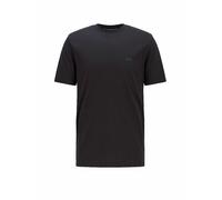 BOSS Camiseta de punto de algodón con detalle de logo - StyleThompson 01, 50468347 Negro XXXL
