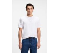BOSS Camiseta relaxed fit con logo estampado en capas - StyleTChup, 50473278 Blanco M