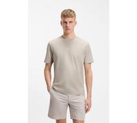 BOSS Camiseta relaxed fit con logo estampado en capas - StyleTChup, 50473278 Gris claro XXXL