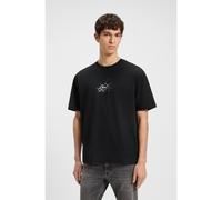 BOSS Camiseta relaxed fit de algodón con logo de diseño - StyleTe_voyage, 50546370 Negro S