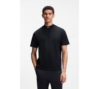 BOSS Camiseta relaxed fit de algodón elástico con cuello caja - StyleTee Collar, 50562120 Azul oscuro XXL