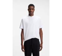 BOSS Camiseta relaxed fit de algodón elástico con cuello caja - StyleTee Collar, 50562120 Blanco XL