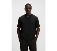 BOSS Camiseta relaxed fit de algodón elástico con logo en el cuello - StyleTee Collar Zone, 50551139 Negro S