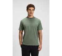 BOSS Camiseta relaxed fit de algodón elástico con logo en el cuello - StyleTee Collar Zone, 50551139 Verde XXXL
