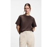 BOSS Camiseta relaxed fit en algodón mercerizado - StyleEharpa, 50552064 Marrón oscuro S