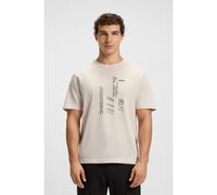 BOSS Camiseta relaxed fit en punto de algodón con logo estampado - StyleTee GRX Zone, 50552184 Natural XXXL