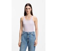 BOSS Camiseta sin mangas con espalda nadadora en algodón elástico - StyleC_Epetite, 50554664 Luz púrpura XS