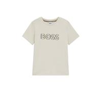 BOSS Camiseta slim fit de algodón para niños con logo estampado - StyleJ52034/21C14A, J52034 Beige claro 126
