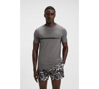 BOSS Camiseta slim fit de punto de algodón con estampado de logo - StyleT-Shirt RN Slim Fit, 50517970 Gris claro M