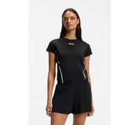 BOSS Camiseta slim fit deportiva con control de la humedad - StyleElogofit2, 50569581 Negro XL