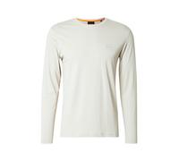 BOSS Camiseta de manga larga de algodón con logo en aplique - StyleTacks, 50512111 Beige claro XXL