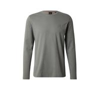 BOSS Camiseta de punto de algodón con parche de logo - StyleTacks, 50512111 Gris XXL