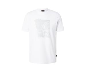 BOSS Camiseta 'Te_Imprint' verde pastel / blanco 5XL verde pastel / blanco