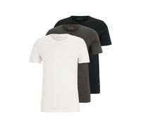 BOSS Camiseta térmica 'Classic' gris moteado / negro / blanco XXL gris moteado / negro / blanco