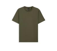 BOSS Camiseta de punto de algodón con detalle de logo - StyleThompson 01, 50565995 Verde oscuro M
