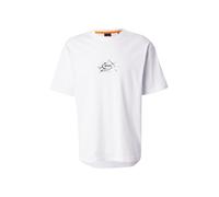Boss Te_ Voyage Camiseta, 100 Blanco, L Hombres