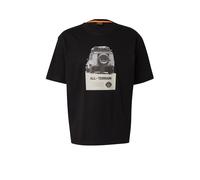 BOSS Camiseta 'Wagon' amarillo pastel / gris claro / negro L amarillo pastel / gris claro / negro