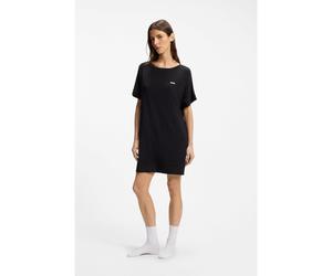 BOSS Camisón de punto elástico con logo estampado - StyleElement_Nightie, 50561000 Negro S
