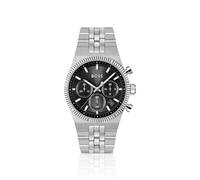 BOSS Candor black-dial chronograph watch with fluted bezel - StyleCANDOR PRIME, 58733278 Tono plateado pcs.