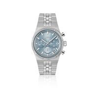 BOSS Candor blue-dial chronograph watch with fluted bezel - StyleCANDOR PRIME, 58733277 Tono plateado pcs.