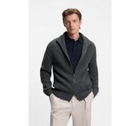 BOSS Cárdigan BECKHAM x BOSS reversible de lana y cashmere - StyleHilustre_DB, 50554340 Gris oscuro M
