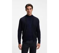 BOSS Cárdigan con botones en lana merina extrafina - StyleH-Mardon, 50571585 Azul oscuro XXL