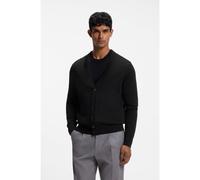 BOSS Cárdigan con botones en lana merina extrafina - StyleH-Mardon, 50571585 Negro XL