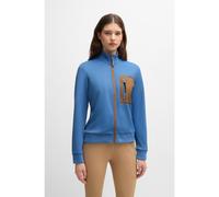BOSS Cárdigan de equitación con bolsillo con cremallera en el pecho - StyleAVA FUNCTION CARDIGAN, B5W1202 Azul L