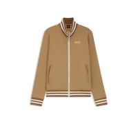 BOSS Cárdigan de equitación con cremallera y detalles a rayas - StyleAVA FUNCTIONAL CARDIGAN, B7W1202 Beige XS