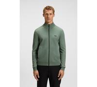 BOSS Cárdigan de punto en tejido elástico con estructura en la parte delantera - StyleKN_League FZ, 50547505 Verde XL