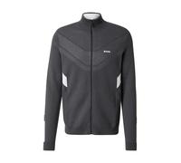 BOSS Cárdigan deportivo gris oscuro / blanco L gris oscuro / blanco