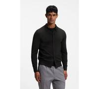 BOSS Cárdigan en lana merina - StyleH-Helbert, 50570634 Negro M