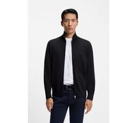 BOSS Cárdigan en punto de algodón con logo bordado - StyleUpalano-L, 50556345 Azul oscuro L