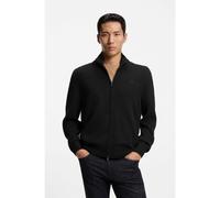 BOSS Cárdigan en punto de algodón con logo bordado - StyleUpalano-L, 50556345 Negro M