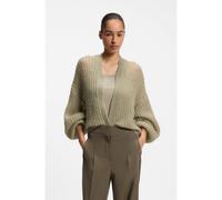 BOSS Cárdigan relaxed fit con estructura de punto calado - StyleC_Furgovia_1, 50566867 Verde XS