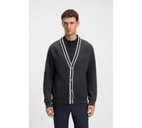 BOSS Cárdigan relaxed fit con rayas en contraste - StyleSardigan GOC, 50543472 Azul oscuro M
