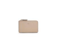 BOSS Tarjetero en piel granulada con letras de logo - StyleLenah Zip Cardholder, 50563424 Beige claro pcs.