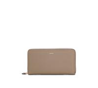 BOSS Cartera con cremallera envolvente en piel granulada con letras de logo metálicas - StyleLenah Ziparound, 50558016 Marrón claro pcs.