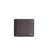 BOSS Cartera con monograma y logotipo metalizado en relieve - StyleZair_MN_4cc Coin, 50552830 Marrón oscuro pcs.