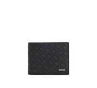 BOSS Cartera con monograma y logotipo metalizado en relieve - StyleZair_MN_6cc, 50552861 Negro pcs.