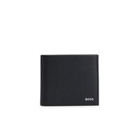 BOSS Cartera de piel granulada con letras de logo metálicas - StyleNew Crosstown_4ccC, 50529513 Negro pcs.