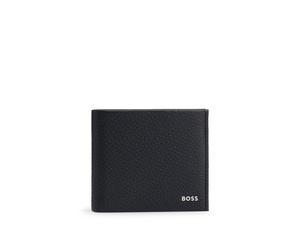 BOSS Cartera de piel granulada con logo metálico - StyleNew Crosstown_4ccC, 50529513 Negro pcs.