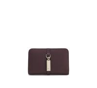 BOSS Cartera de piel granulada con placa del monograma doble B - StyleAmeline SM Wallet, 50573358 Rojo oscuro pcs.