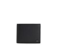 BOSS Cartera de tres pliegues en piel sintética granulada con ribete con raya de la marca - StyleRay_Trifold N., 50536503 Negro pcs.
