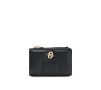 BOSS Cartera guateada con monograma Double B - StyleB_ICON SM Wallet, 50523669 Negro pcs.