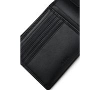 BOSS Cartera plegable de piel granulada con logo grabado - StyleAsolo, 50470459 Negro pcs.