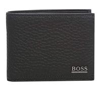 BOSS Cartera plegable pequeña negra, Black, 12 x 9 x 2 cm, Doble pliegue